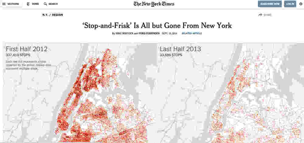 How Stops & Frisks have been reduced in NYC