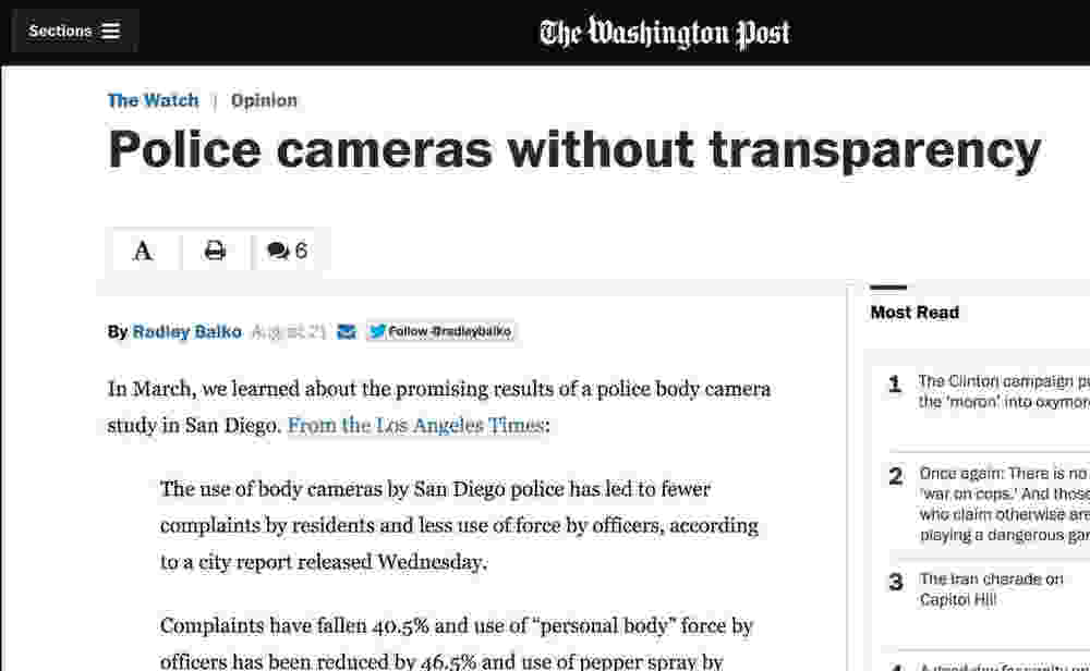 Why body cams need the right policies to be effective