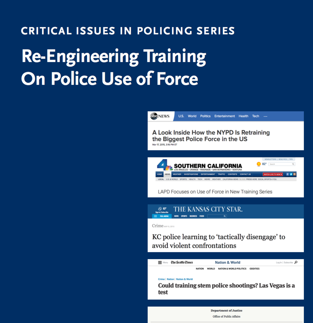 Recommendations for Improving Police Training